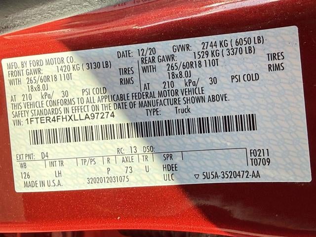 2020 Ford Ranger XLT