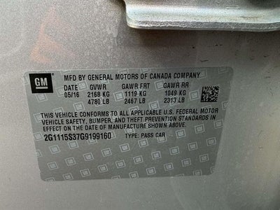 2016 Chevrolet Impala LT