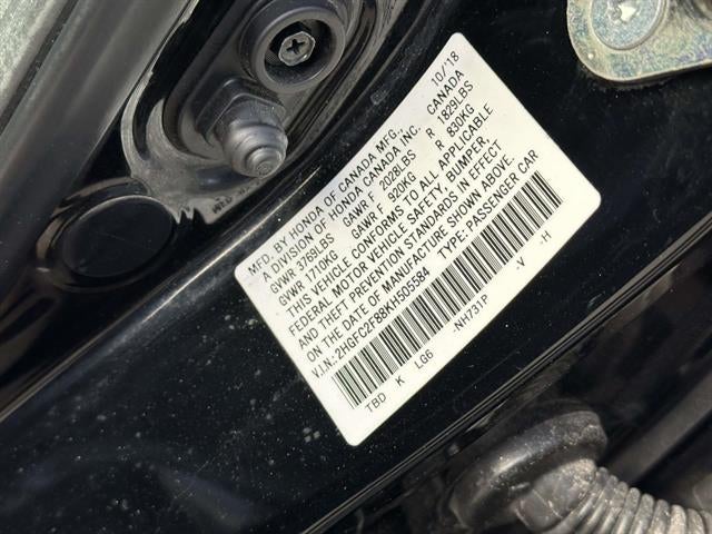 2019 Honda Civic Sedan Sport