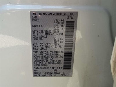 2023 Nissan Murano Platinum