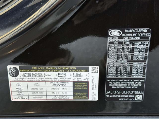 2023 Land Rover Range Rover P400 SE