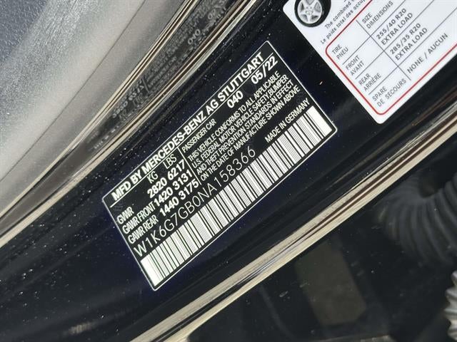 2022 Mercedes-Benz S 580 S 580 4MATIC®