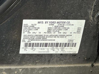 2022 Ford Explorer ST