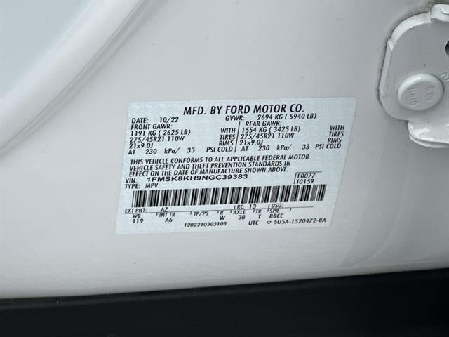 2022 Ford Explorer ST-Line