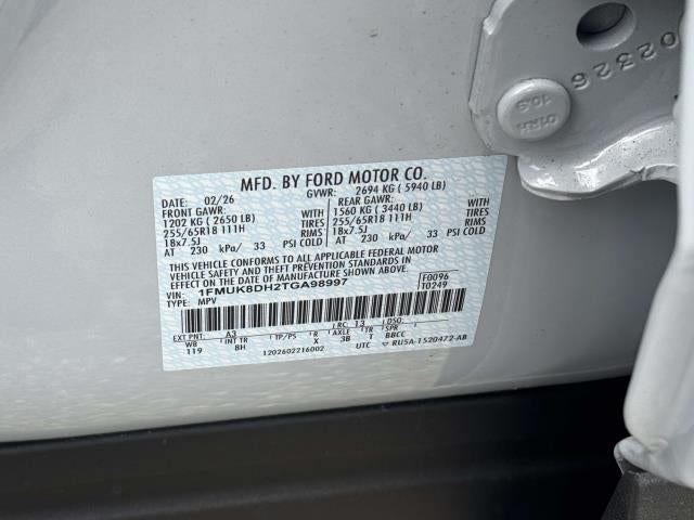 2026 Ford Explorer Active w/200A Pkg