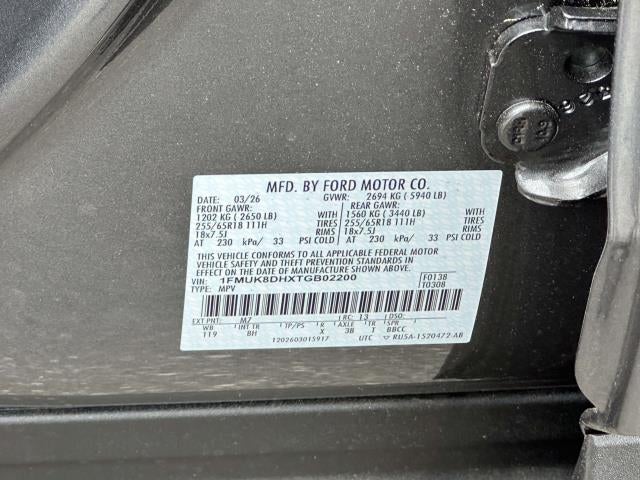 2026 Ford Explorer Active w/200A Pkg
