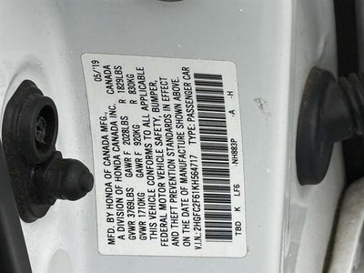 2019 Honda Civic Sedan LX