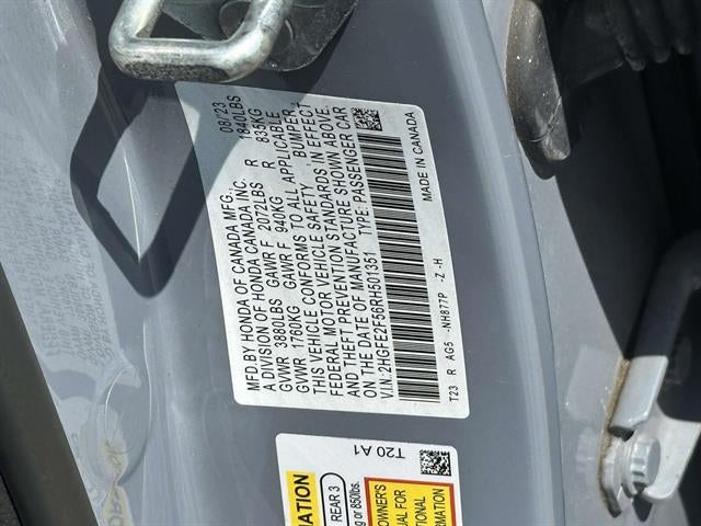2024 Honda Civic Sedan Sport