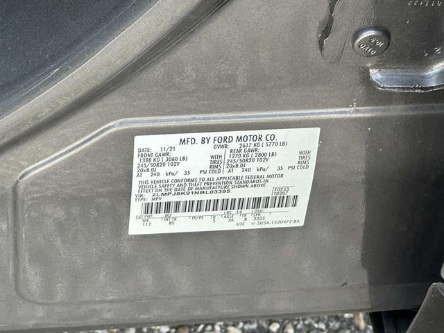 2022 Lincoln Nautilus Reserve