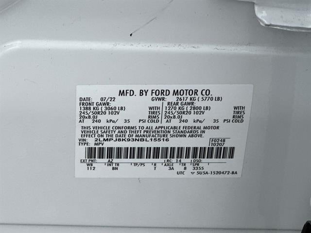 2022 Lincoln Nautilus Reserve