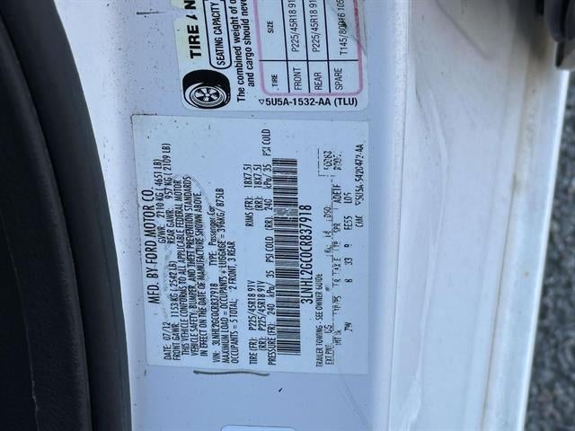 2012 Lincoln MKZ Base