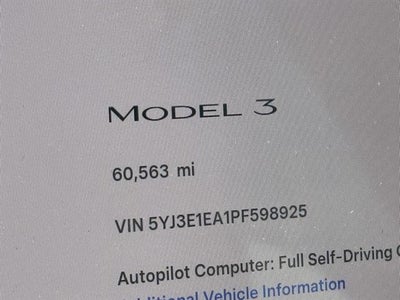 2023 Tesla MODEL 3 Base