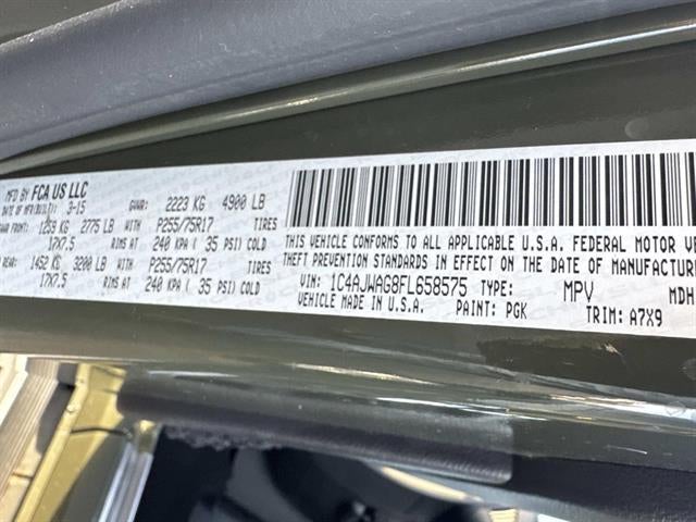 2015 Jeep Wrangler Freedom Edition