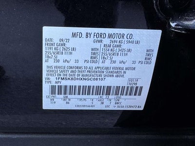 2022 Ford Explorer XLT