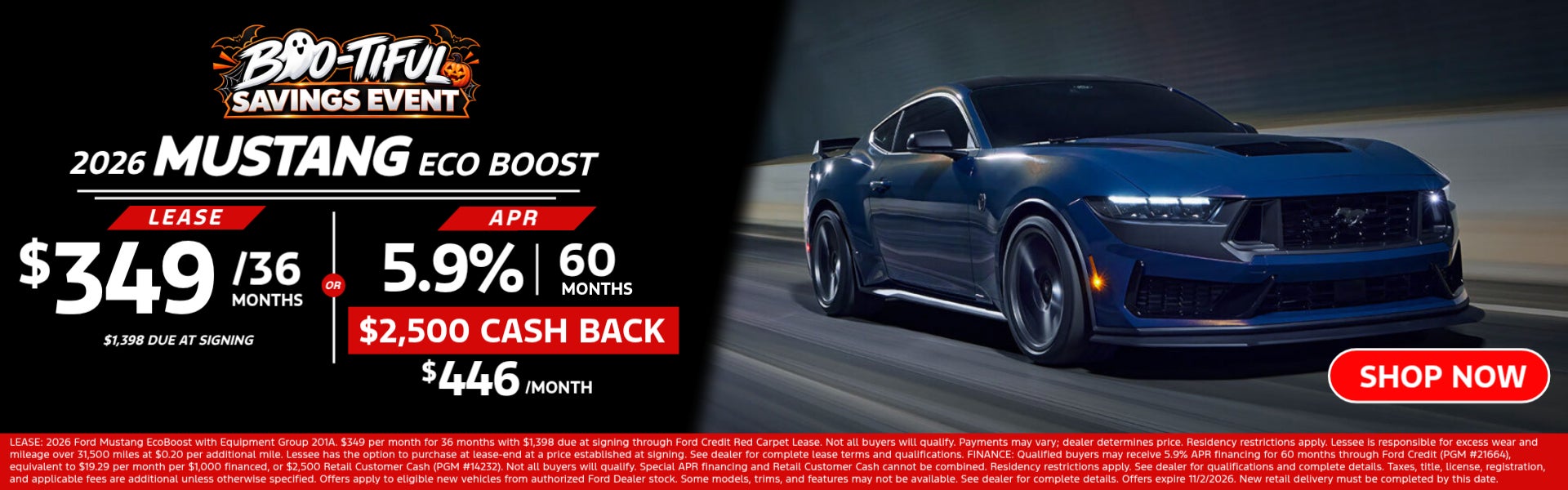 2026 Mustang Eco Boost