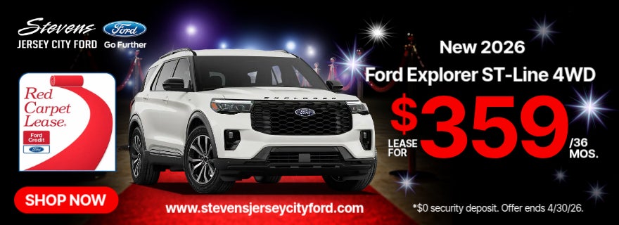 2026 Ford Explore ST-Line 4WD $359 Lease 36 Months
