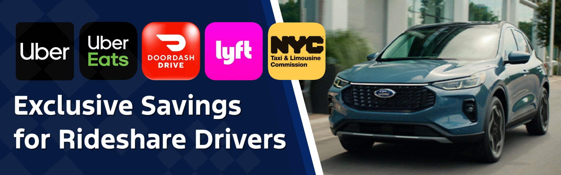 Exclusive savings for rideshare drivers