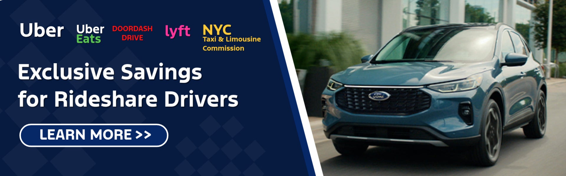 Exclusive savings for rideshare drivers