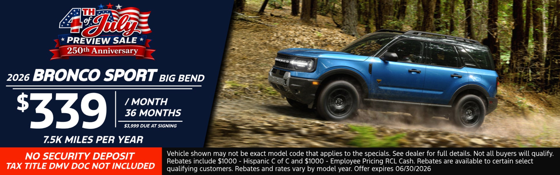 2026 bronco sport big bend