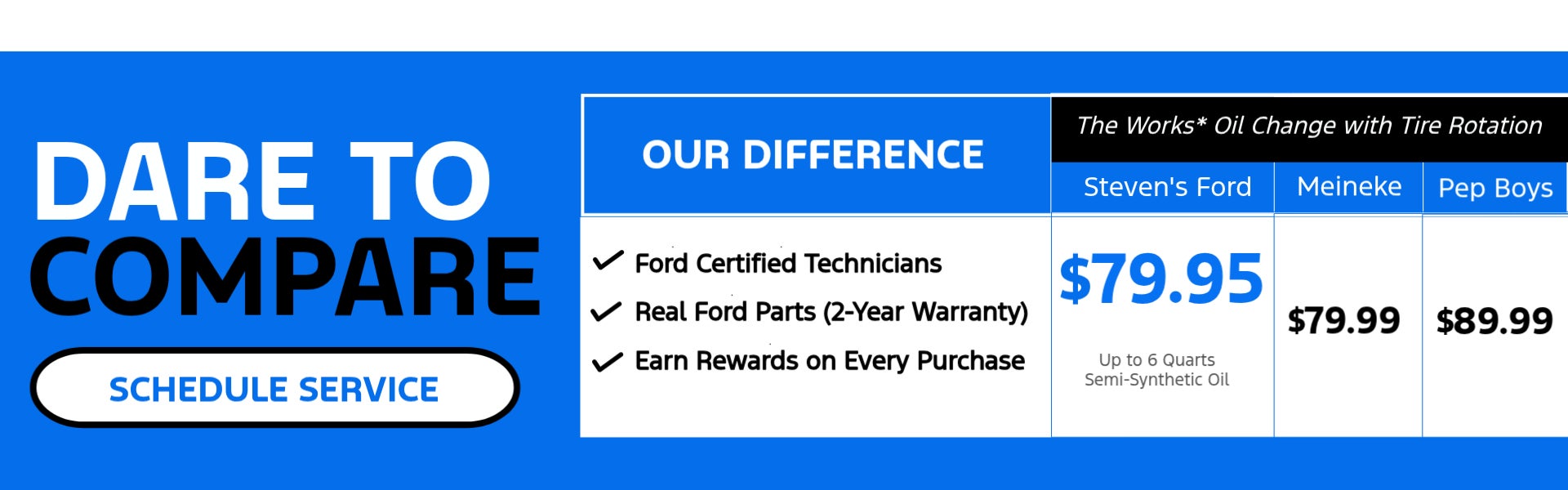 $79.95 Oil Change