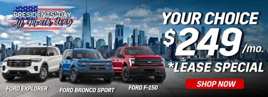 Your Choice $249/Mo Lease Special