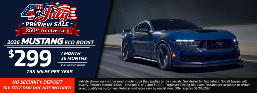 2026 Mustang Eco Boost
