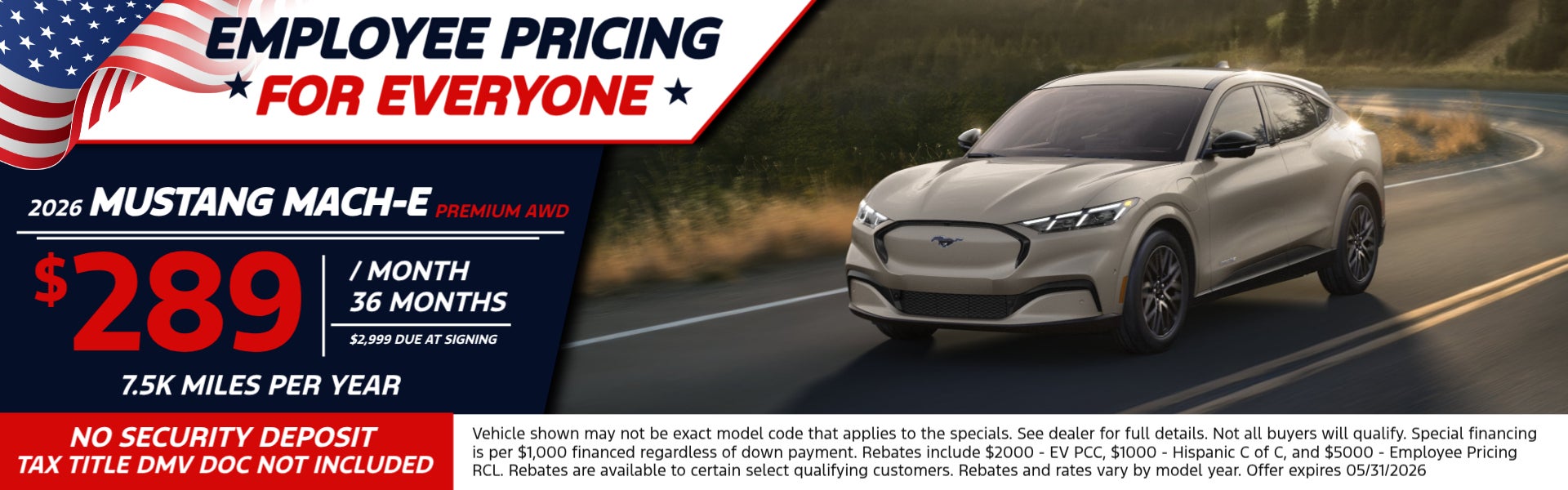 2026 Mustang Mach-E Employee Pricing For Everyone