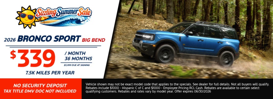 2026 bronco sport big bend